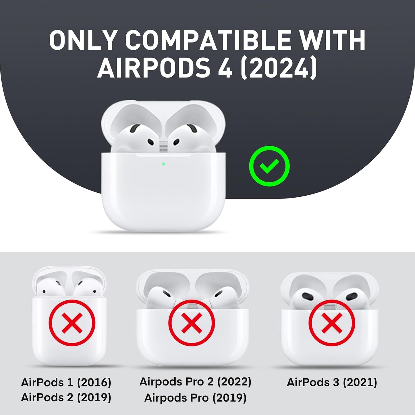 for Airpods 4 Case with Lock, Airpods 4Th Generation Case Cover with Cleaner Kit Shockproof Airpod Gen 4 Protective Cases with Keychain Compatible with Apple Airpods4 2024 2025, Yellow