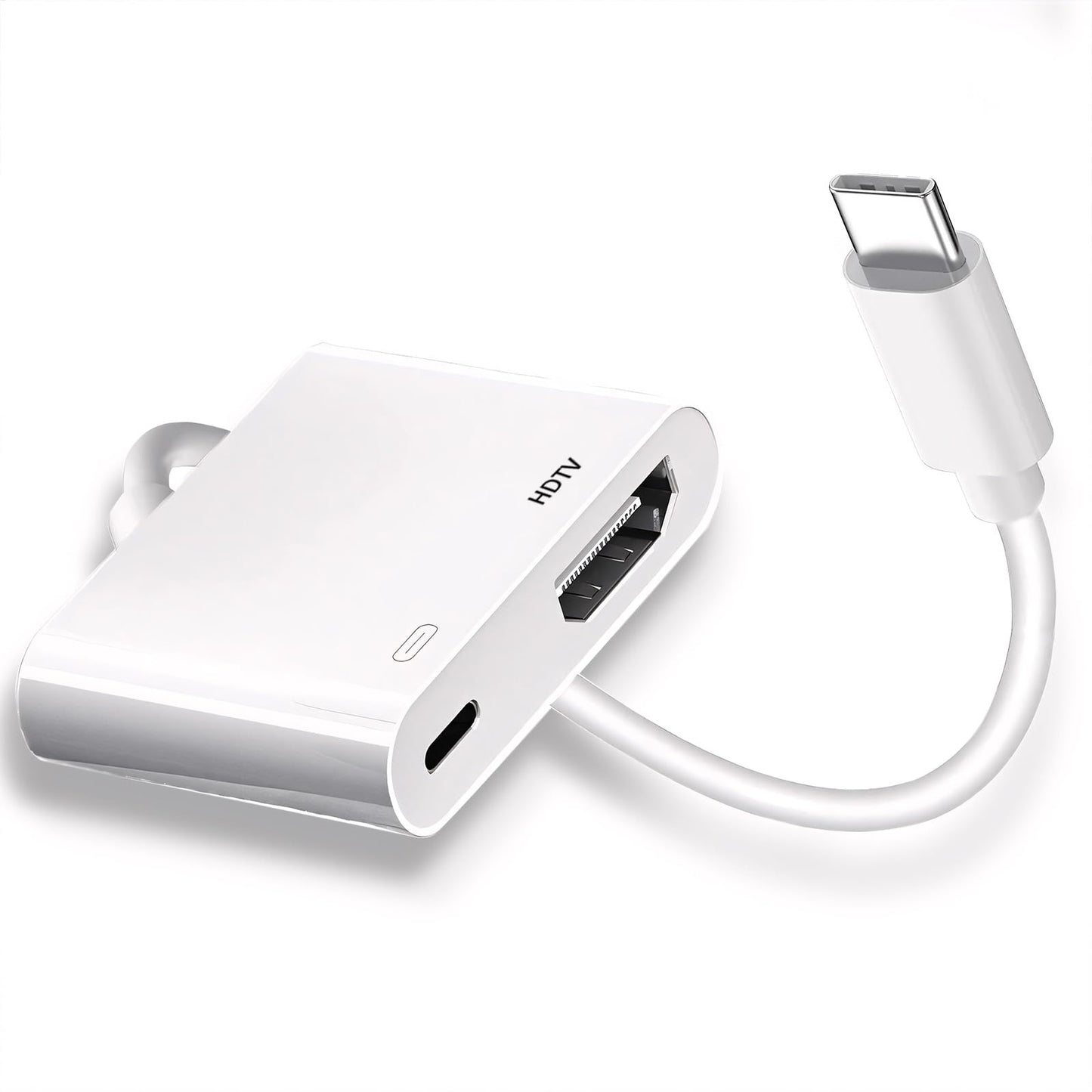 Apple MFi Certified Lightning to HDTV Digital AV Adapter 1080P HD Video Sync Screen Connector Cable with Charging Port Compatible with iPhone 14/13/12/11/ X/ 8/7/ iPad on HDTV/Projector/Monitor