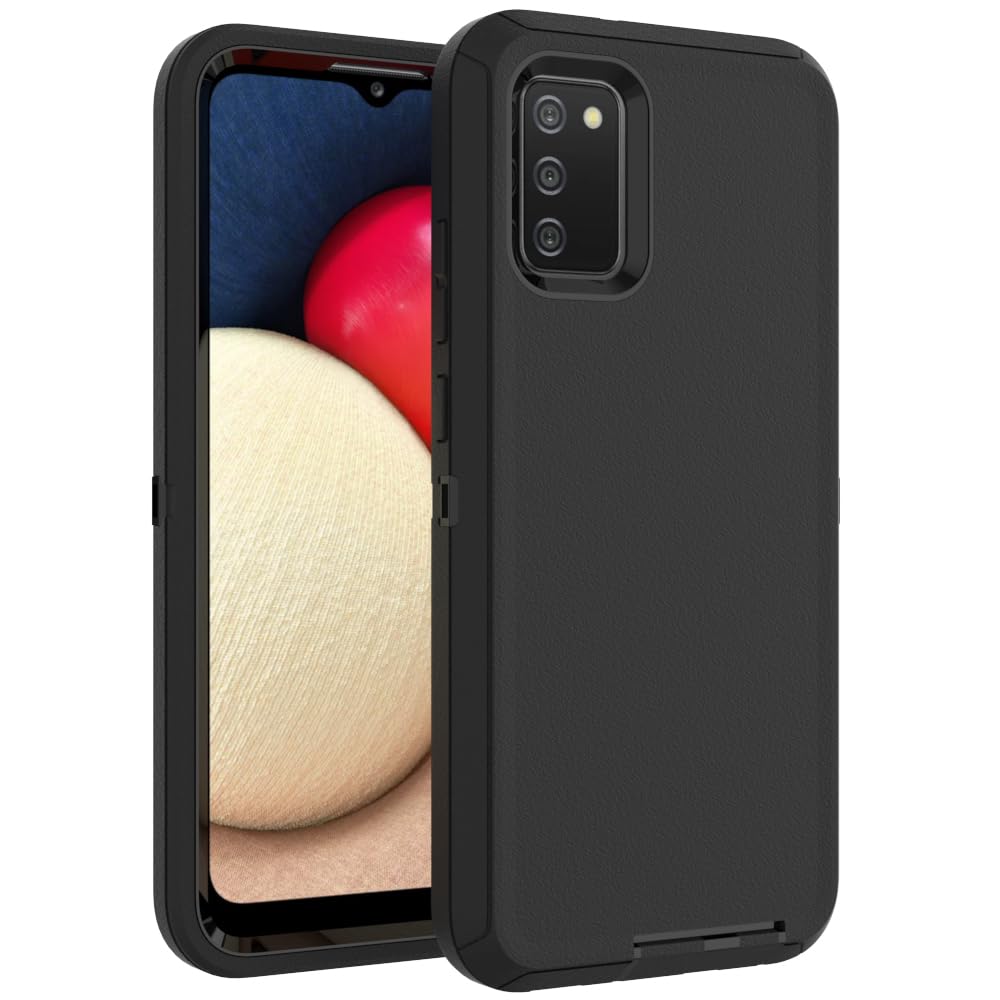 Case for Galaxy Note 20 with Clip, Heavy-Duty Tough Rugged Shockproof Drop Protective Cover Cases for Samsung Galaxy Note 20, Black+Orange