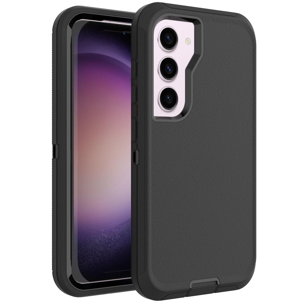 Case for Galaxy Note 20 with Clip, Heavy-Duty Tough Rugged Shockproof Drop Protective Cover Cases for Samsung Galaxy Note 20, Black+Orange