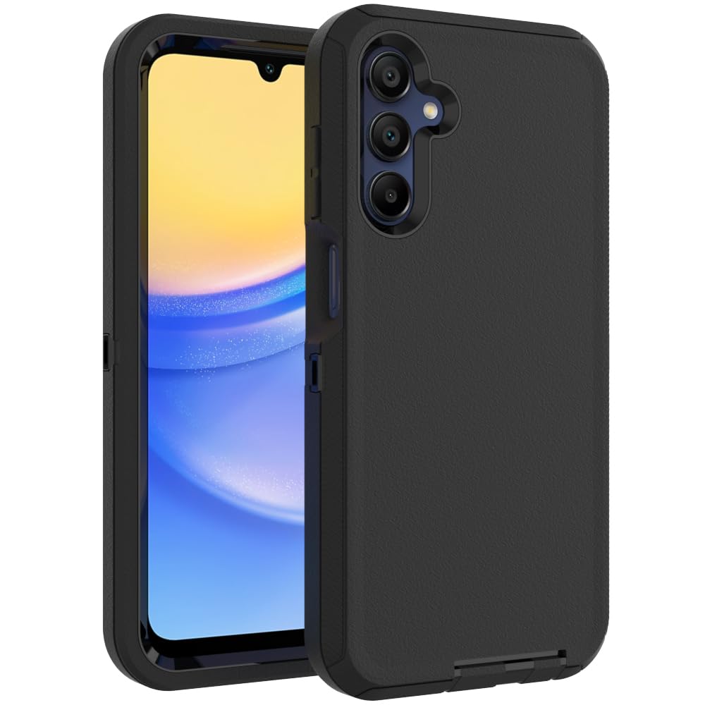 Case for Galaxy Note 20 with Clip, Heavy-Duty Tough Rugged Shockproof Drop Protective Cover Cases for Samsung Galaxy Note 20, Black+Orange