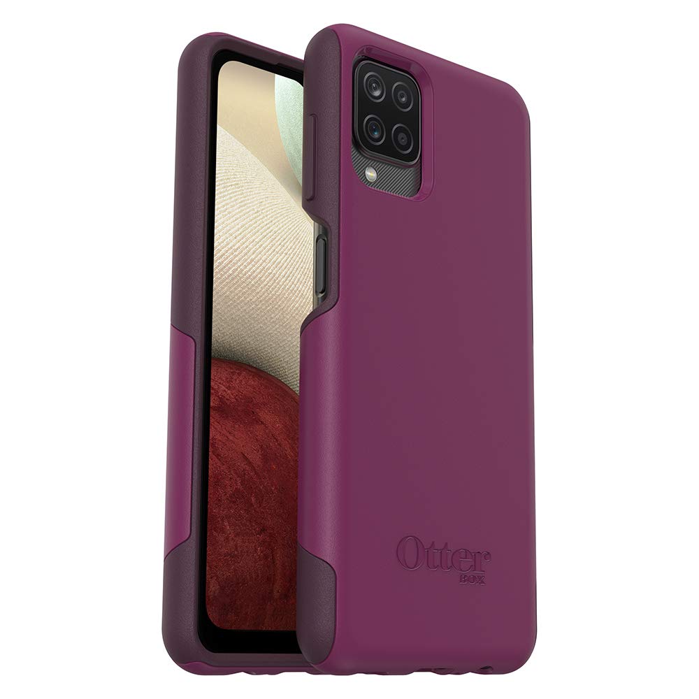 OtterBox Samsung Galaxy A12 Commuter Series Lite Case - Black, Slim & Tough, Pocket-Friendly, with Open Access to Ports and Speakers (No Port Covers),