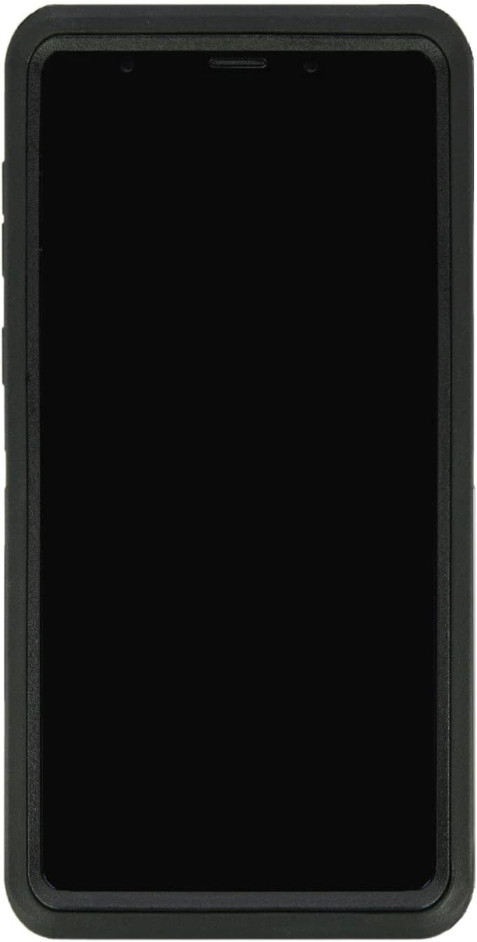 WallSkiN Case for Galaxy Note 9 (6.4") Heavy Duty Full Body Military Grade Drop Protection Carrying Cover Holder | Holster for Men Belt with Clip Stand – Black/Black