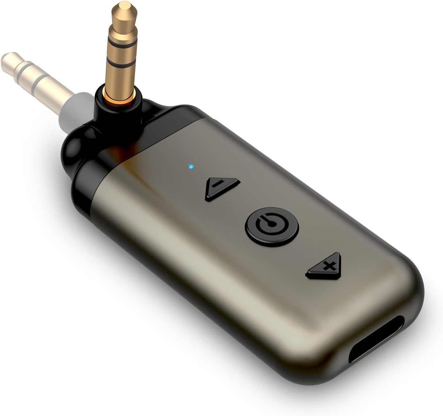 Air88 Bluetooth Aux Adapter for Car, Aux Bluetooth 5.3 Receiver with Swivel 3.5Mm Audio Jack for Home Stereo Speaker, Volume and Track Control, Handsfree Call, CD Sound, Metal Case