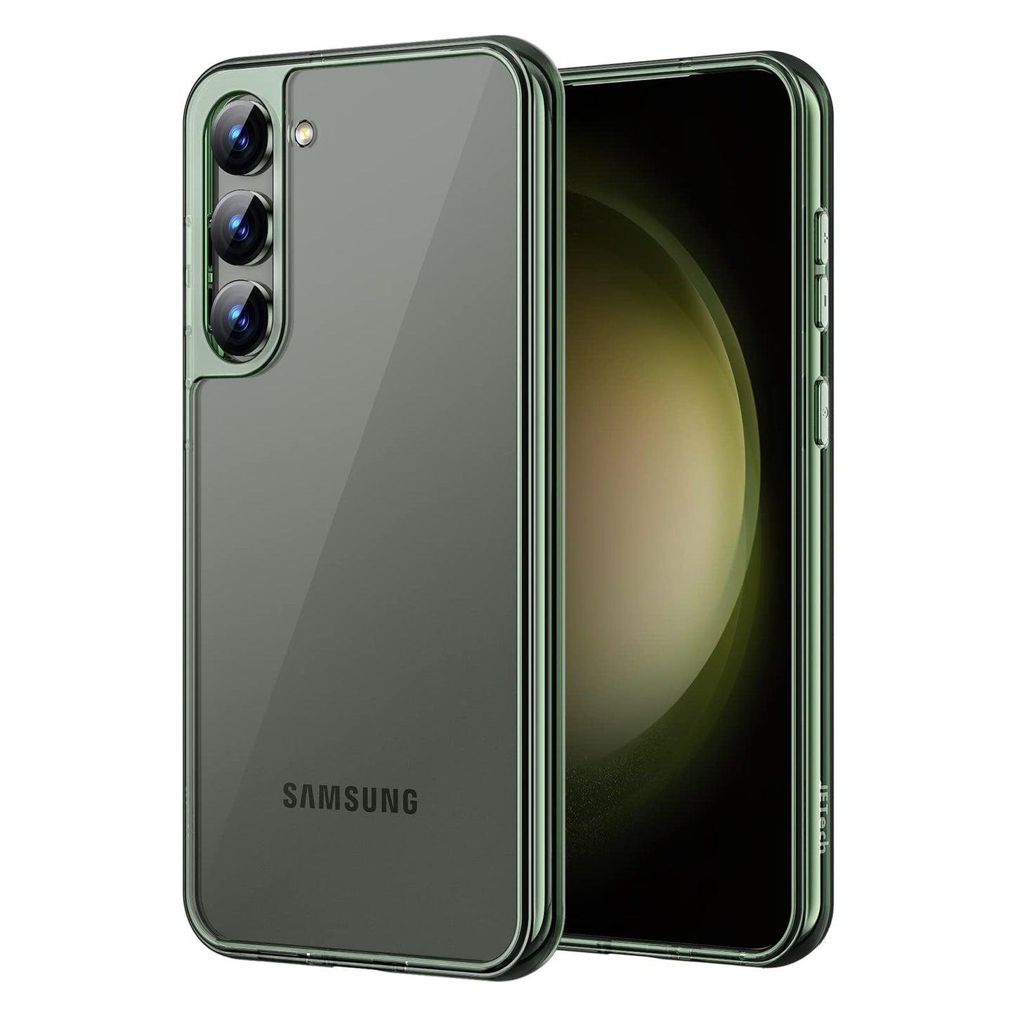 JETech Case for Samsung Galaxy S23 5G 6.1-Inch, Non-Yellowing Shockproof Bumper Protective Phone Cover, Anti-Scratch Hard PC Back (Clear)