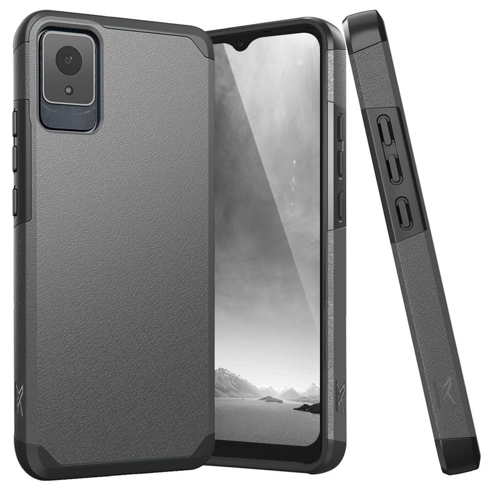 TJS Compatible for TCL K11 T432W Phone Case (Black)