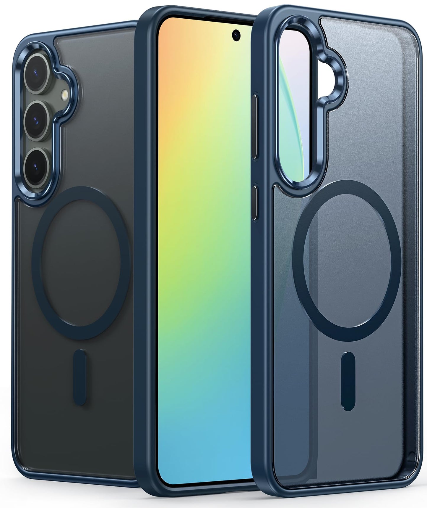 FNTCASE Clear Case for Samsung Galaxy S24-Plus S24+ S25 Plus S25+ Phone Cover | Military Grade, Shockproof, Anti Yellowing, Slim, Protective, Rugged, for S24Plus