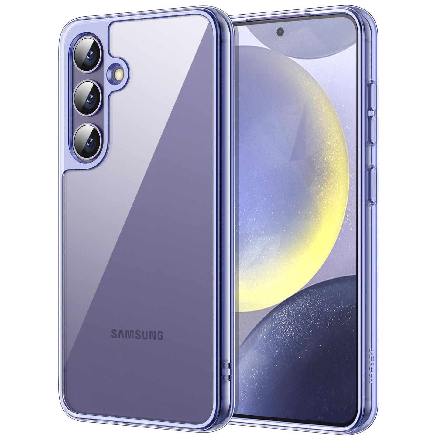 JETech Case for Samsung Galaxy S24 Ultra 5G, Non-Yellowing Shockproof Bumper Protective Phone Cover, Anti-Scratch Hard PC Back (Clear)