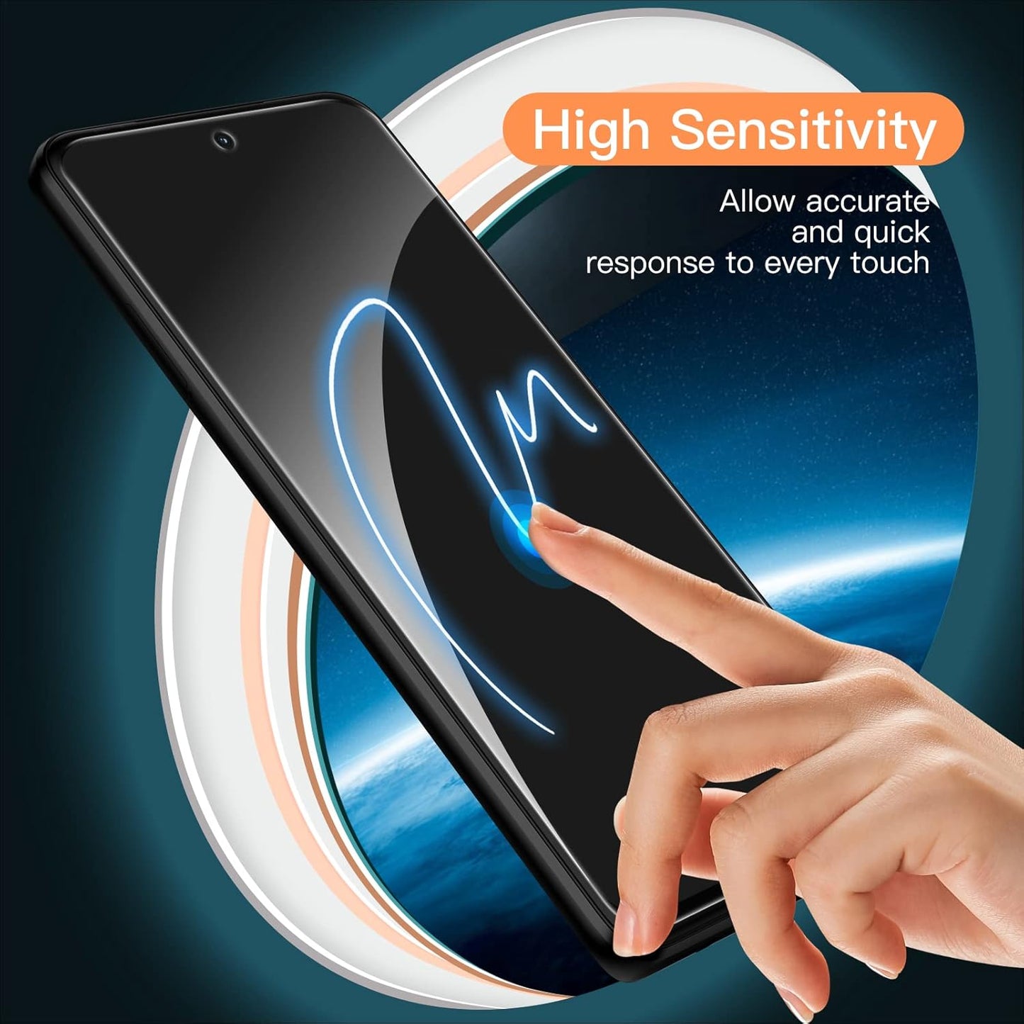JETech Screen Protector for Motorola Moto G Stylus 2023 4G/5G (Not Fit for 2022/2021/2020 Version), 9H Tempered Glass Film, Anti-Scratch, HD Clear, 3-Pack