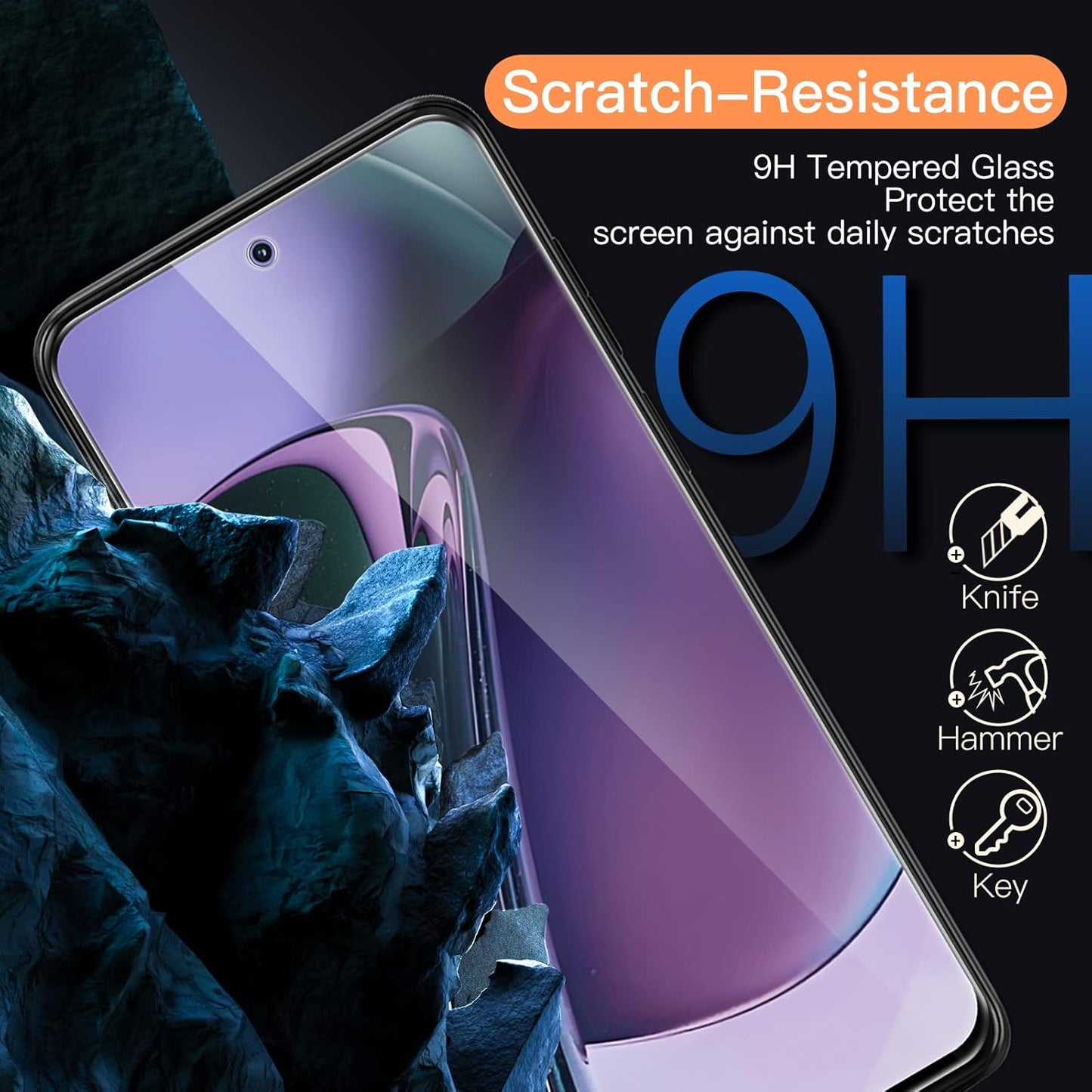 JETech Screen Protector for Motorola Moto G Stylus 2023 4G/5G (Not Fit for 2022/2021/2020 Version), 9H Tempered Glass Film, Anti-Scratch, HD Clear, 3-Pack