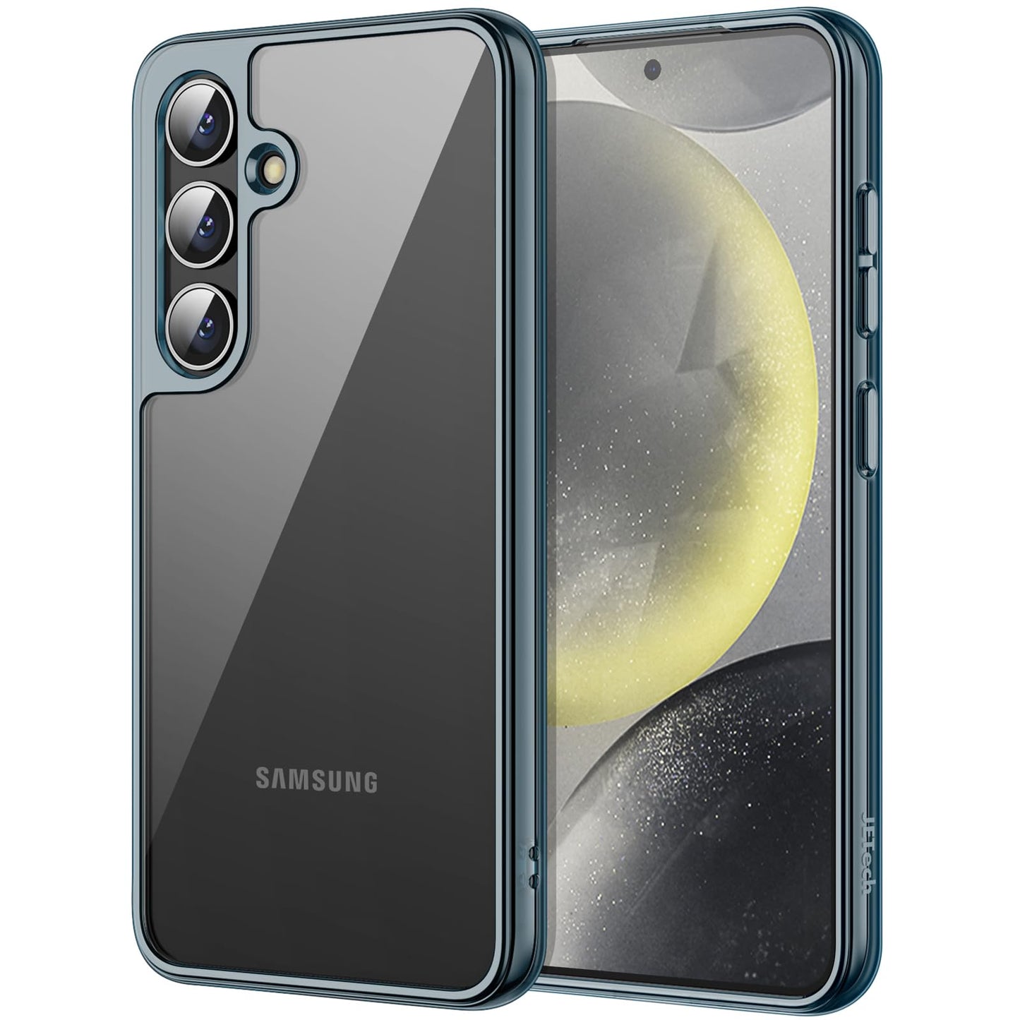 JETech Case for Samsung Galaxy S24 Ultra 5G, Non-Yellowing Shockproof Bumper Protective Phone Cover, Anti-Scratch Hard PC Back (Clear)