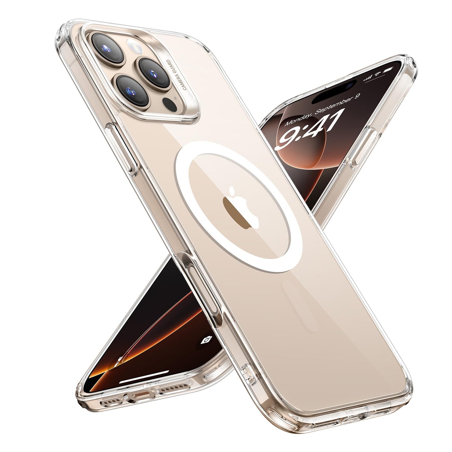ESR for Samsung S24 Ultra Case, Compatible with MagSafe, Magnetic Case for Samsung Galaxy S24 Ultra, Military-Grade Protection, Yellowing Resistant, Classic Series, Clear Black
