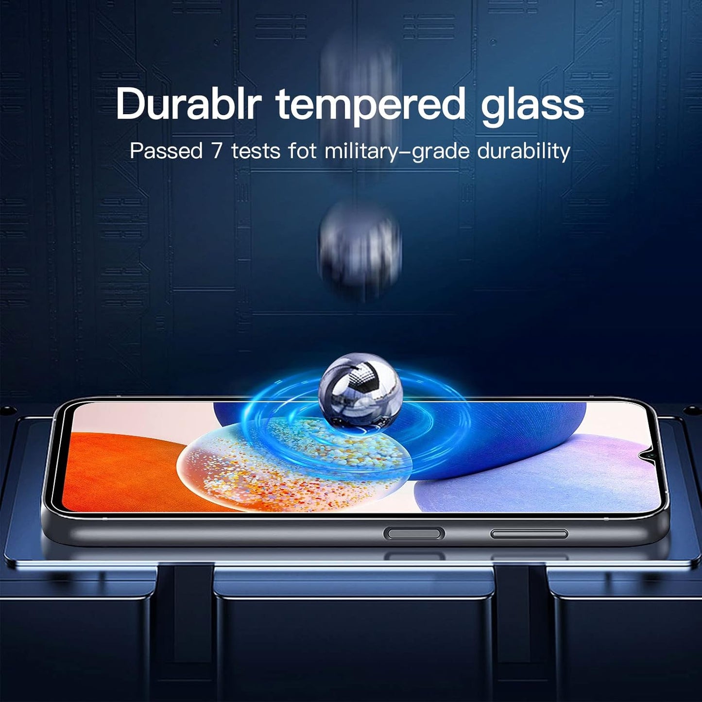 NEW'C 3 Pack Designed for Samsung Galaxy A14 5G/4G, M14 5G Screen Protector Tempered Glass, Anti Scratch, Bubble Free, Ultra Resista Transparent
