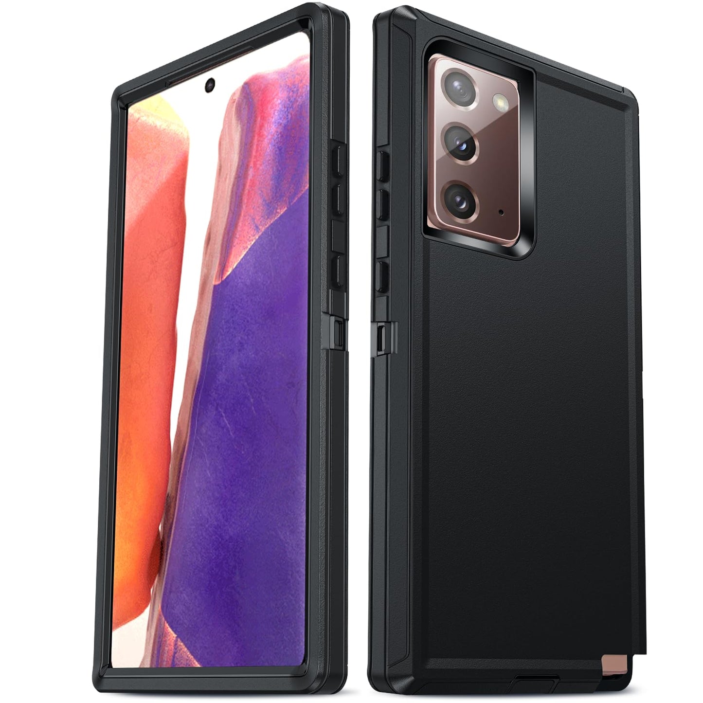 LeYi Compatible for Samsung Galaxy Note 10 Plus Case: Heavy Duty 3 in 1 Note 10 Plus Phone Case, Military Grade Shockproof Phone Case Cover for Samsung Note 10 Plus, Teal