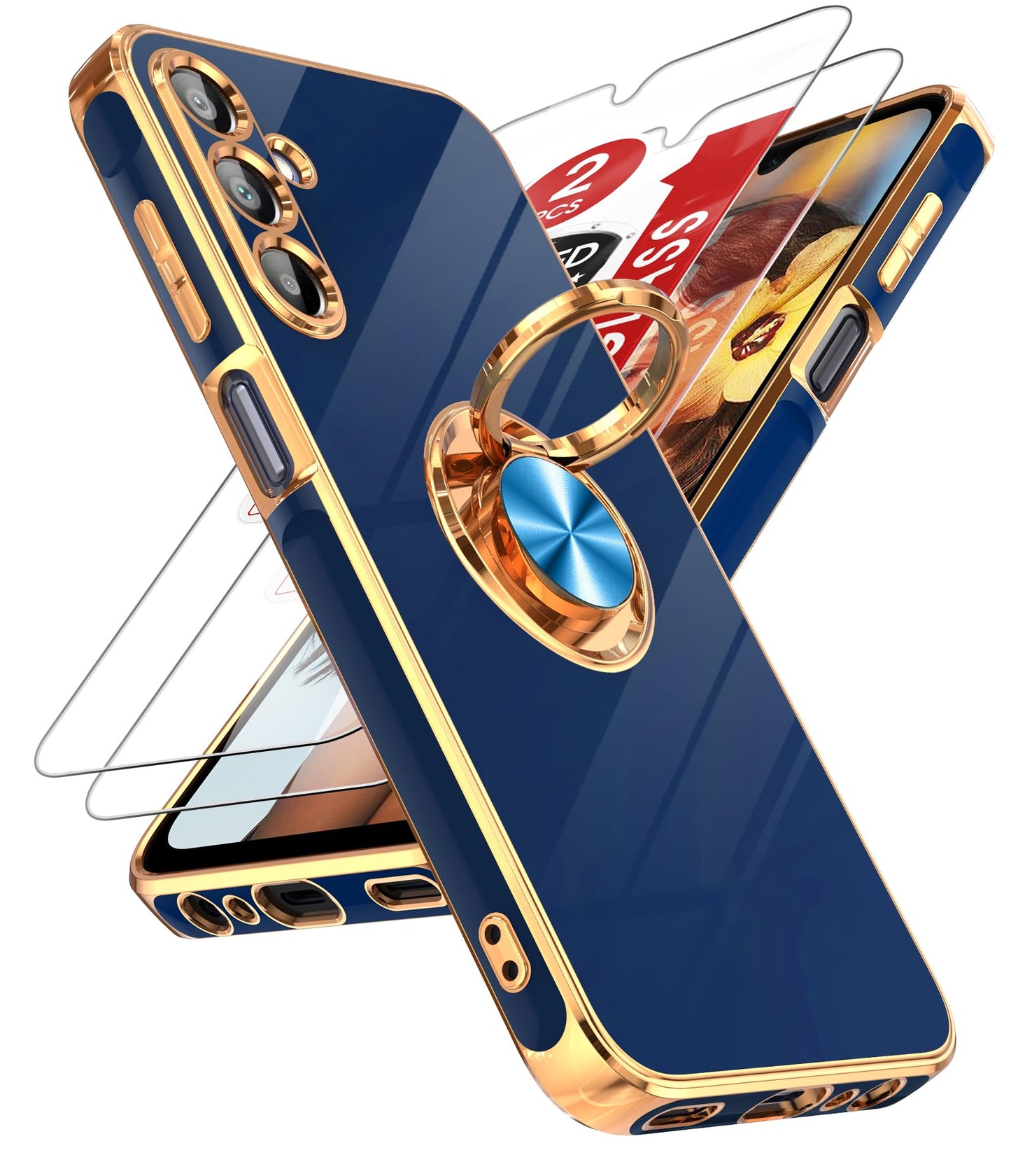 LeYi for Galaxy A37 5G Phone Case with 360Β°Rotatable Magnetic Kickstand