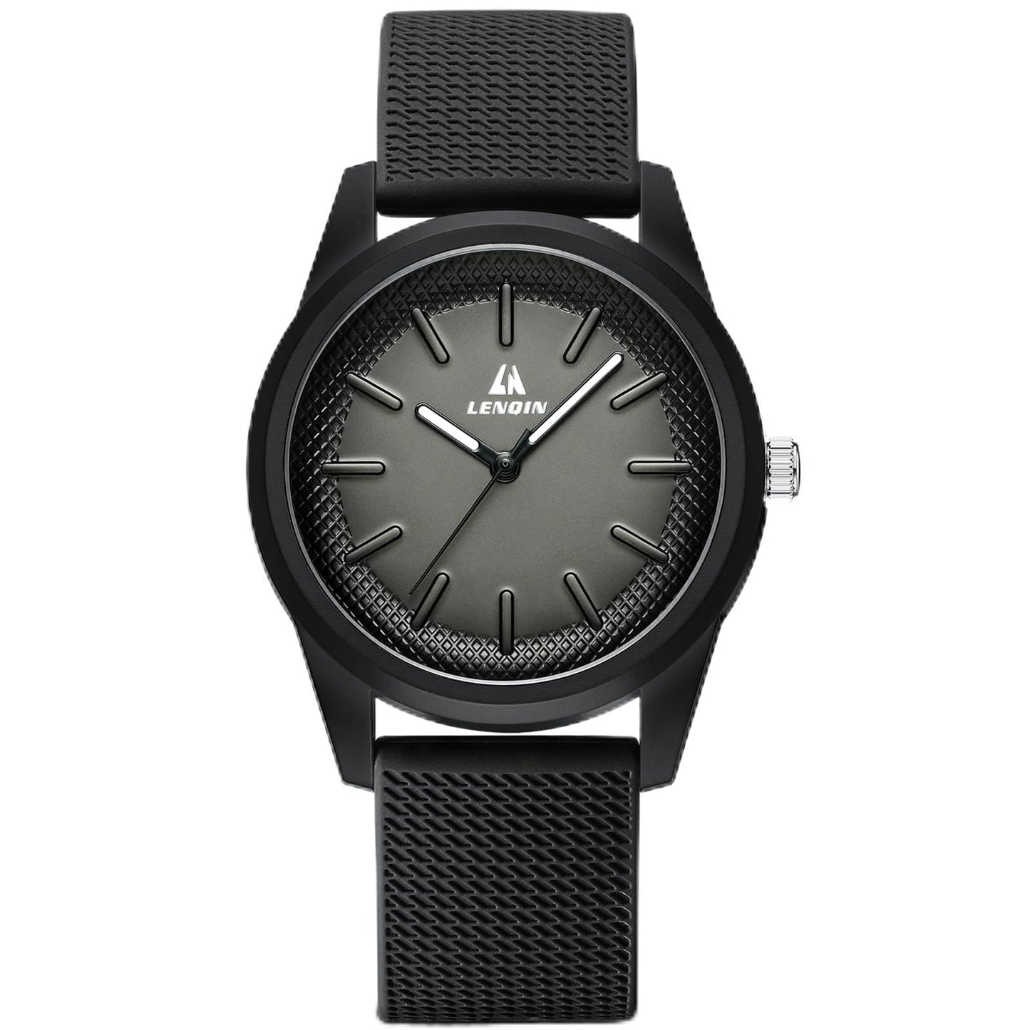 LN LENQIN Mens Watches Waterproof Stainless Steel Watch for Men Analog Quartz Fashion Business Designer Wristwatch