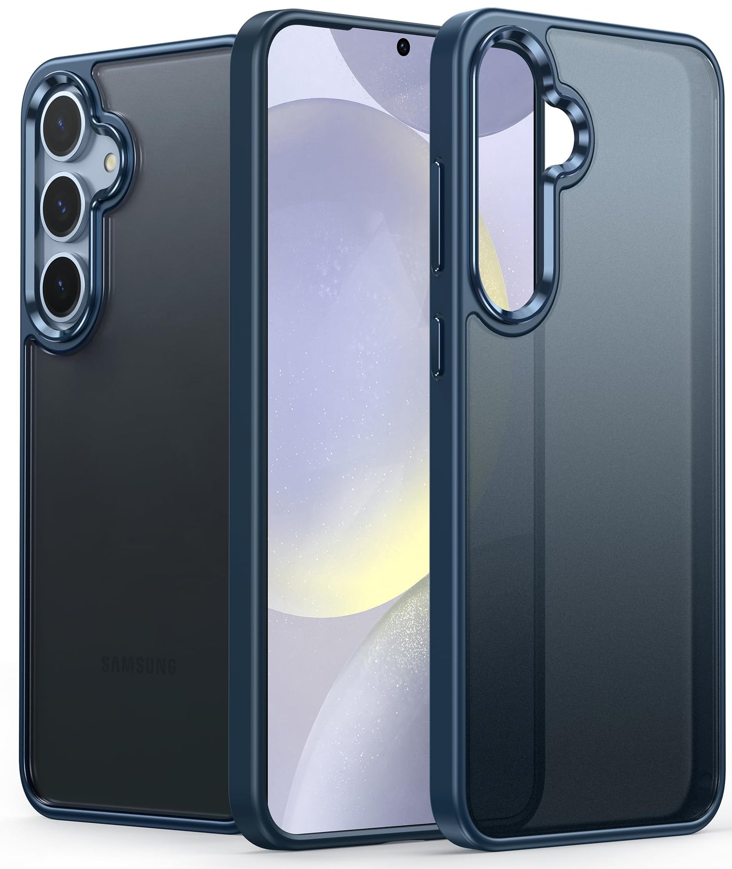 FNTCASE Clear Case for Samsung Galaxy S24-Plus S24+ S25 Plus S25+ Phone Cover | Military Grade, Shockproof, Anti Yellowing, Slim, Protective, Rugged, for S24Plus