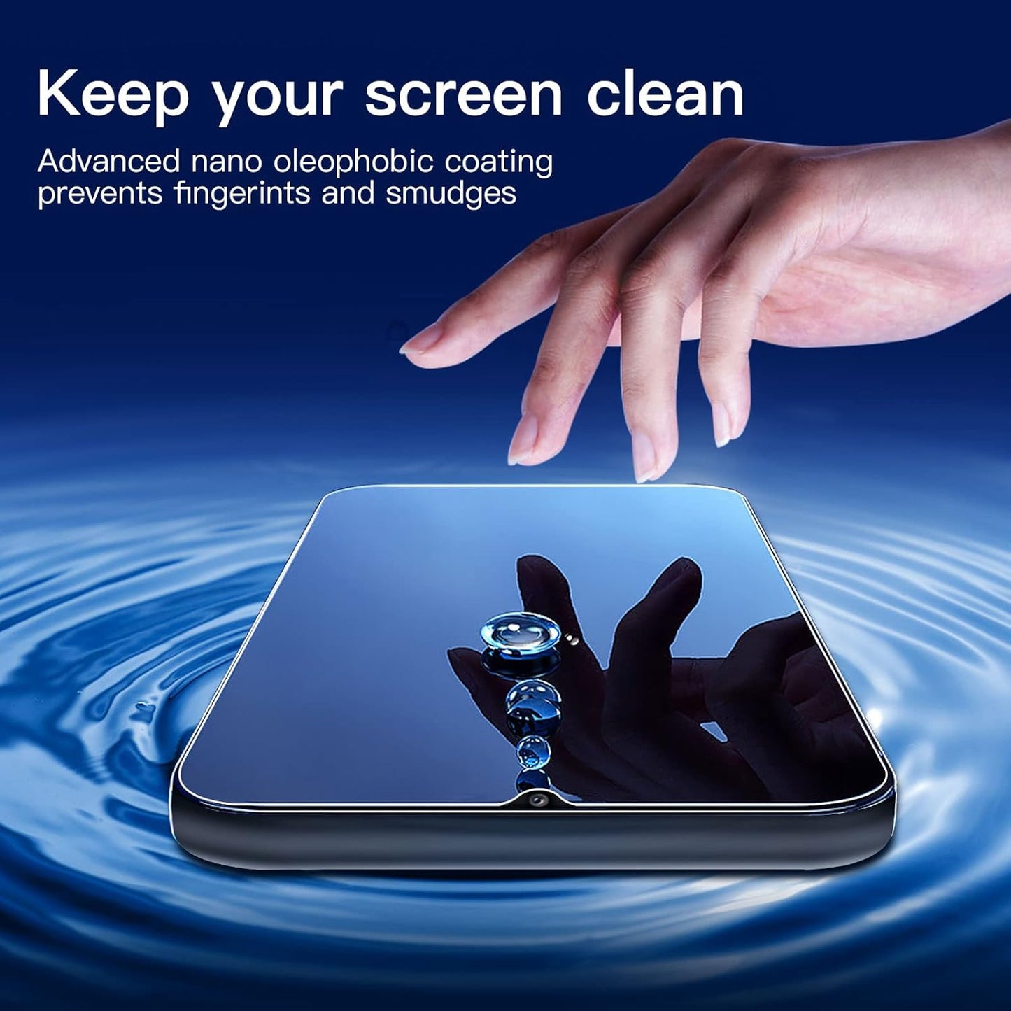NEW'C 3 Pack Designed for Samsung Galaxy A14 5G/4G, M14 5G Screen Protector Tempered Glass, Anti Scratch, Bubble Free, Ultra Resista Transparent