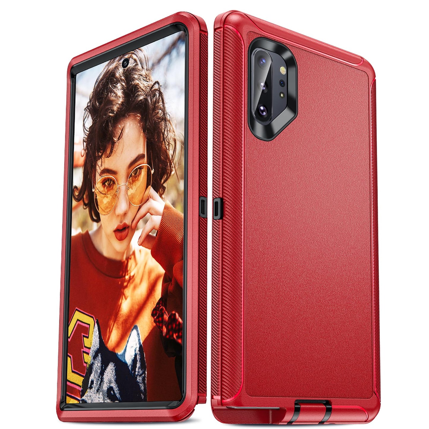 LeYi Compatible for Samsung Galaxy Note 10 Plus Case: Heavy Duty 3 in 1 Note 10 Plus Phone Case, Military Grade Shockproof Phone Case Cover for Samsung Note 10 Plus, Teal