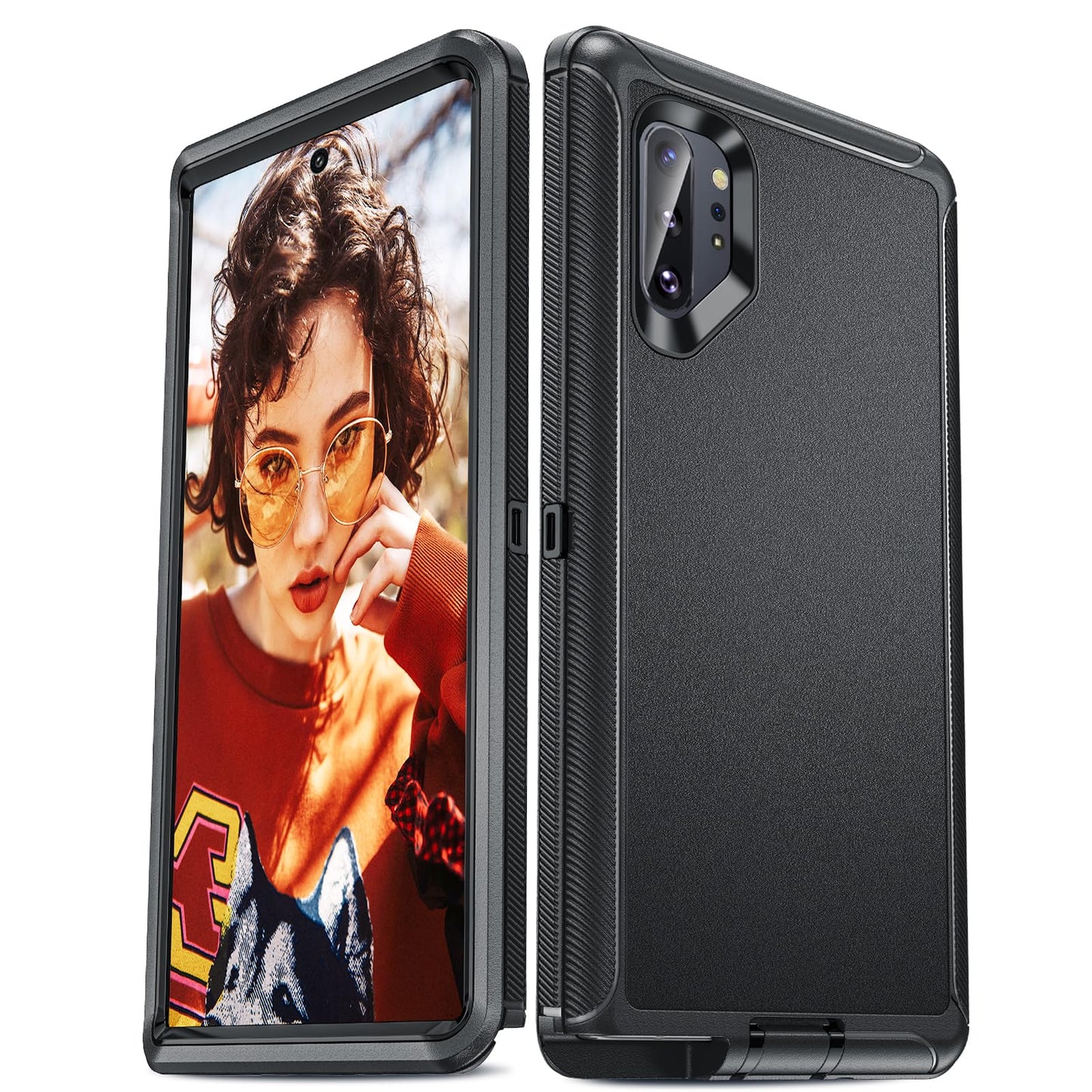 LeYi Compatible for Samsung Galaxy Note 10 Plus Case: Heavy Duty 3 in 1 Note 10 Plus Phone Case, Military Grade Shockproof Phone Case Cover for Samsung Note 10 Plus, Teal