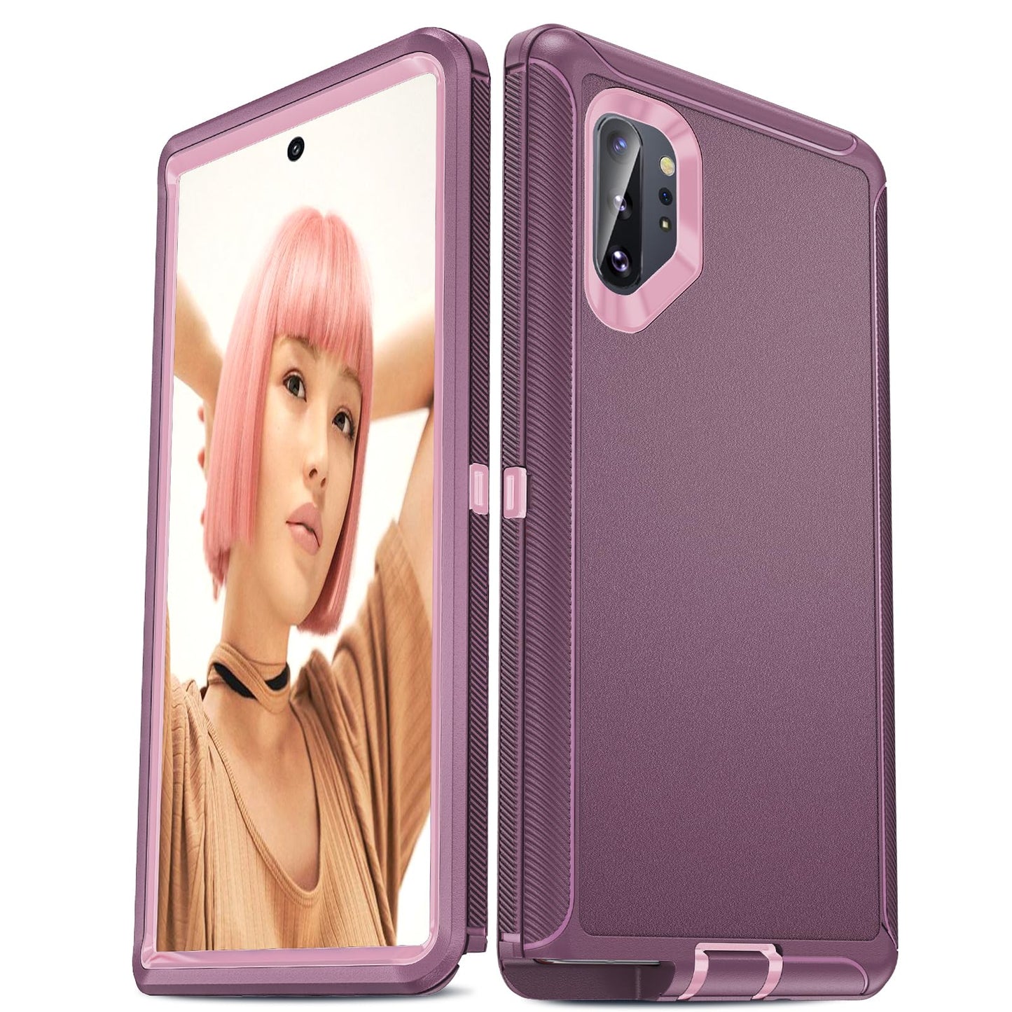 LeYi Compatible for Samsung Galaxy Note 10 Plus Case: Heavy Duty 3 in 1 Note 10 Plus Phone Case, Military Grade Shockproof Phone Case Cover for Samsung Note 10 Plus, Teal