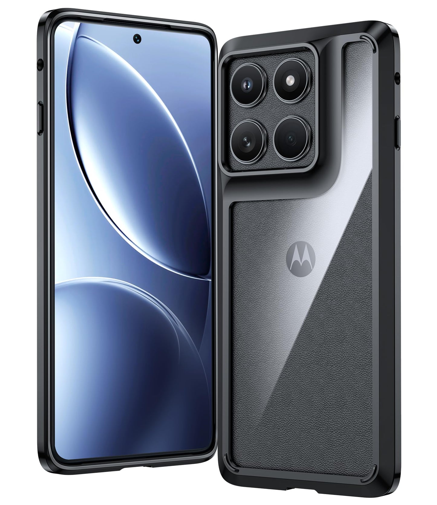FNTCASE for Motorola Moto-G Stylus-5G-2025 Case: Military Grade Drop Protection Anti Yellowing Cell Phone Cover - Rugged Shockproof Protective Bumper Transparent Cases(Clear)