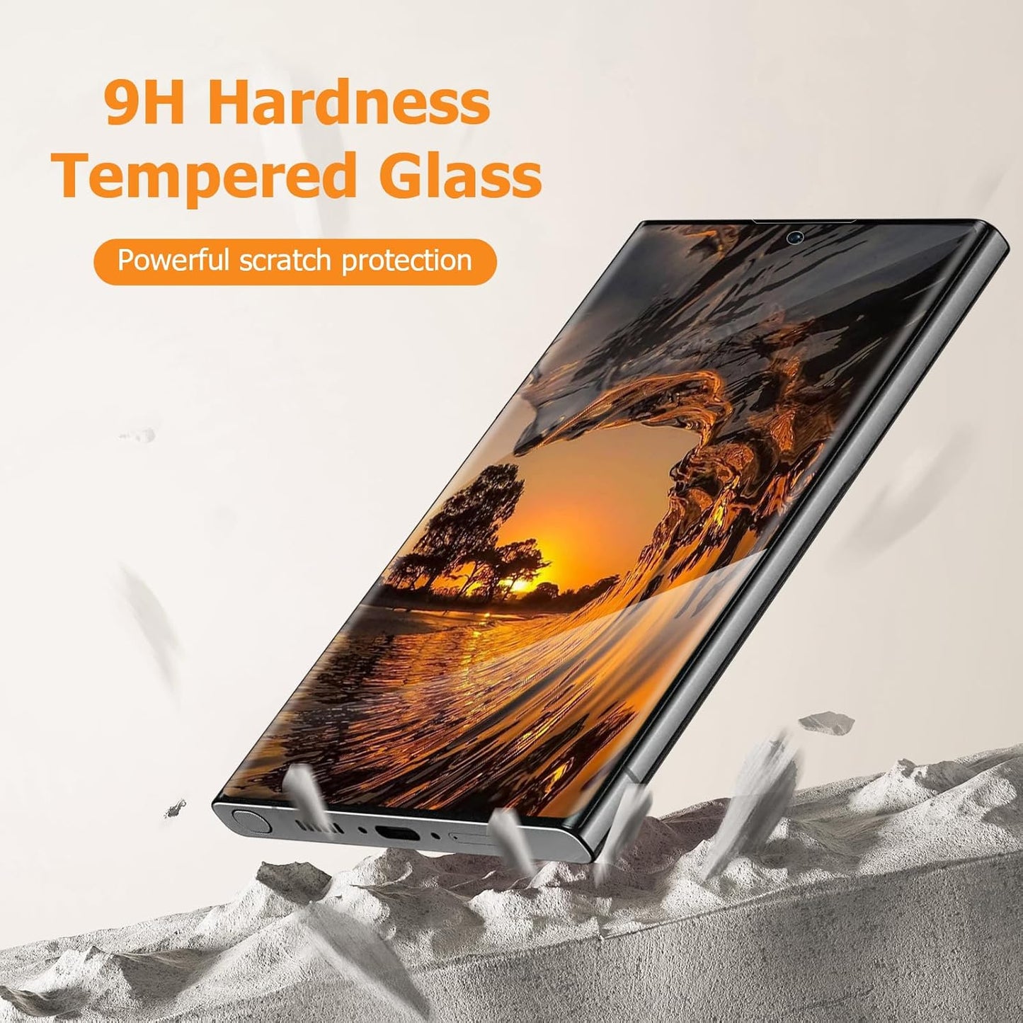3+2 Pack For Samsung Galaxy Note 20 Ultra Screen Protector 6.9 Inch With Camera Lens Protector, 9H Tempered Glass, HD Clear, Support Fingerprint Unlock For Samsung Note 20 Ultra 5G