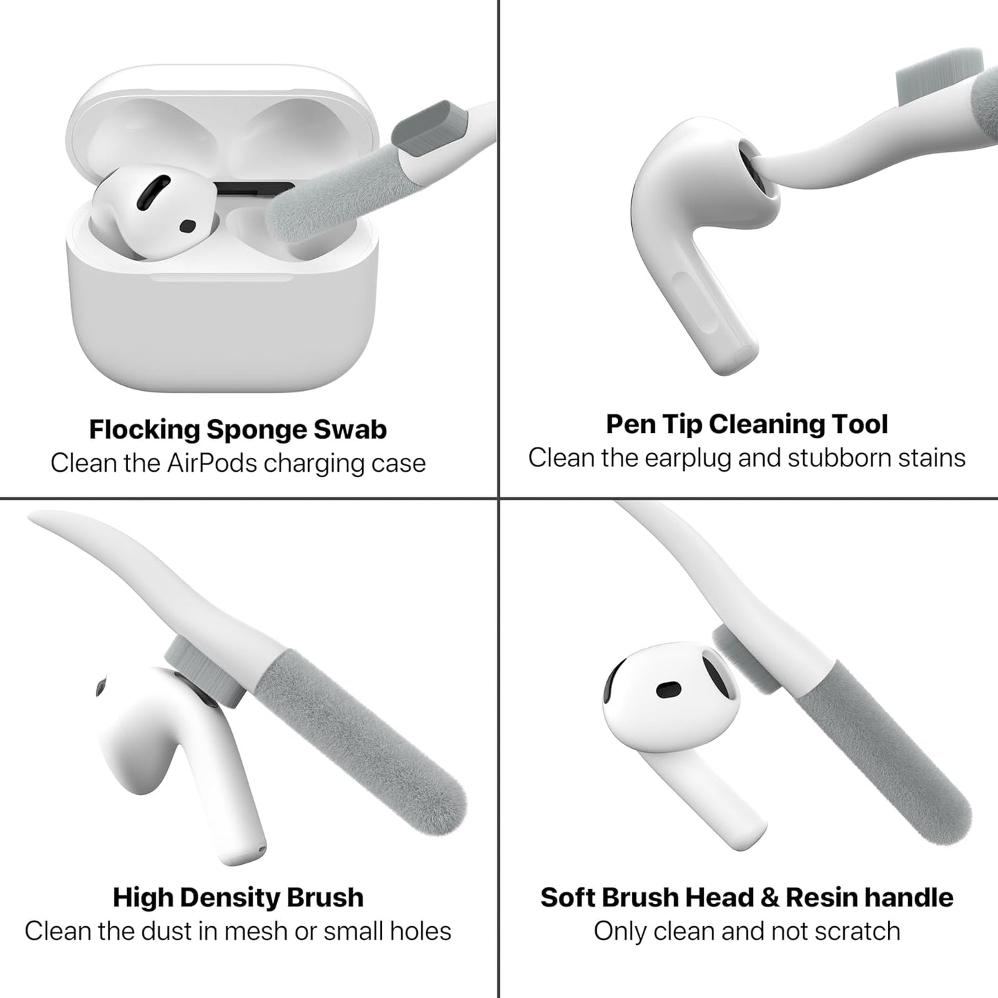for Airpods 4 Case with Lock, Airpods 4Th Generation Case Cover with Cleaner Kit Shockproof Airpod Gen 4 Protective Cases with Keychain Compatible with Apple Airpods4 2024 2025, Yellow