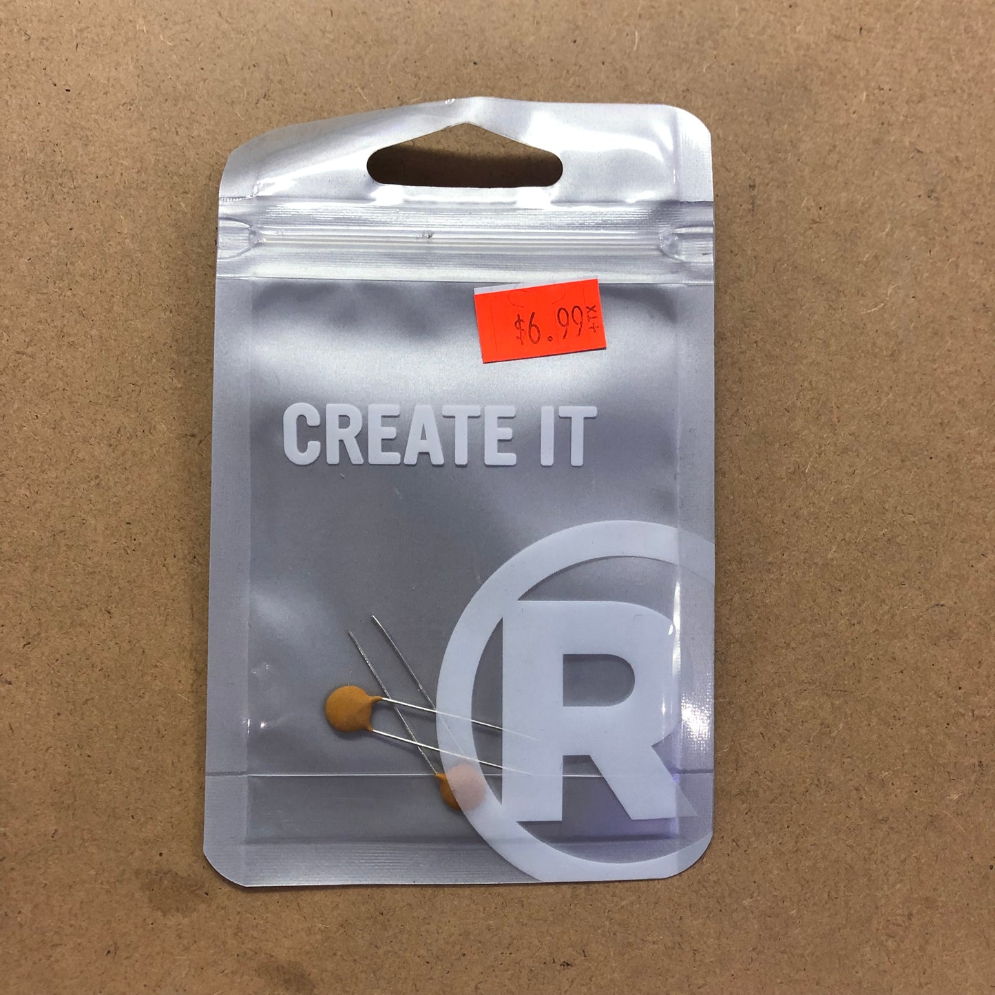 RADIOSHACK 0.01uF 500V 20% HI-Q CERAMIC DISC CAPACITOR (PK OF 2)