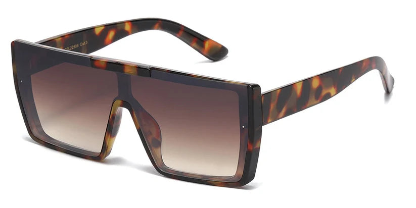 Giselle Flat Top Shield Women Sunglasses