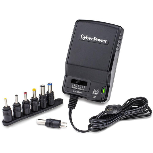 Universal AC Power Adapter with USB Input 1,300mA CHARGER - The Accessories Place
