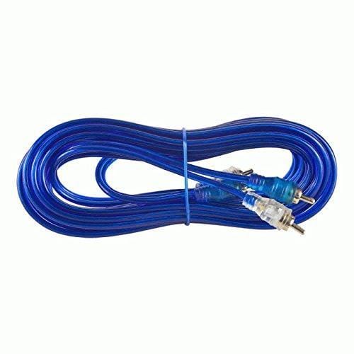 Compact End Blue- RCA Audio Cable (3M) - The Accessories Place