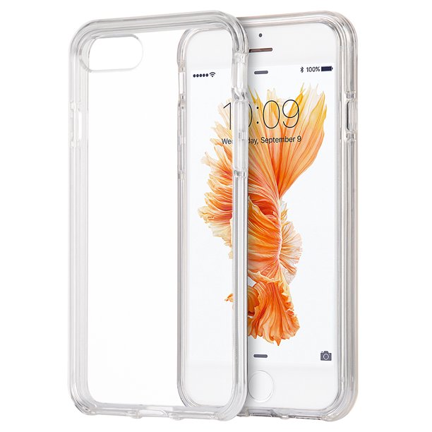 Transparent Shockproof Acrylic Hybrid Armor Hard Case for iPhone 7 / 8