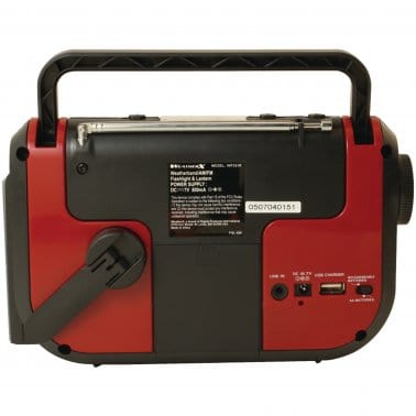 WEATHERX AM/FM/NOAA® Weather Crank Radio
