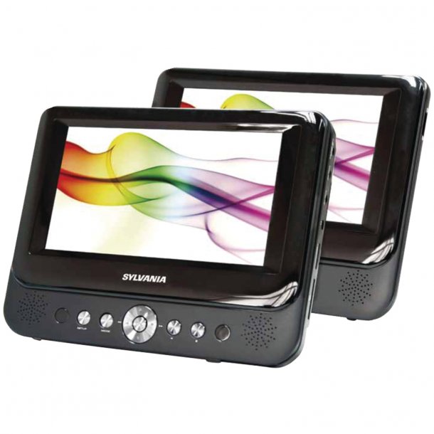 SYLVANIA 9" Dual-Screen Portable DVD Player