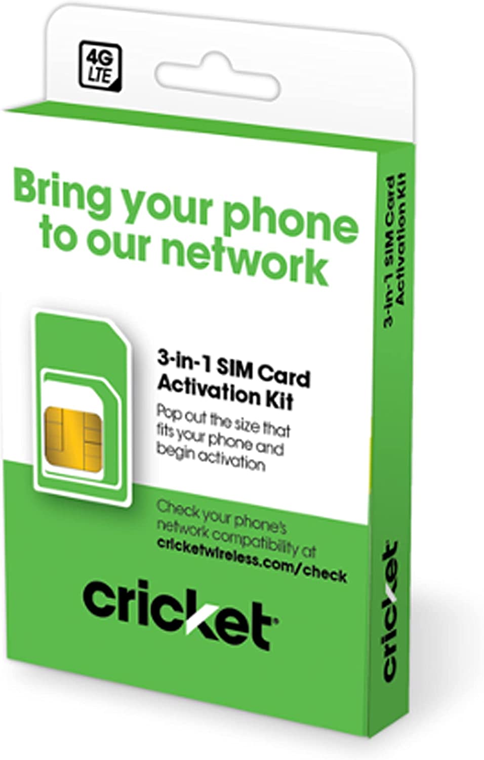 Cricket Wireless 3-in-1 SIM Kit - Bring Your Own Phone - 2.0