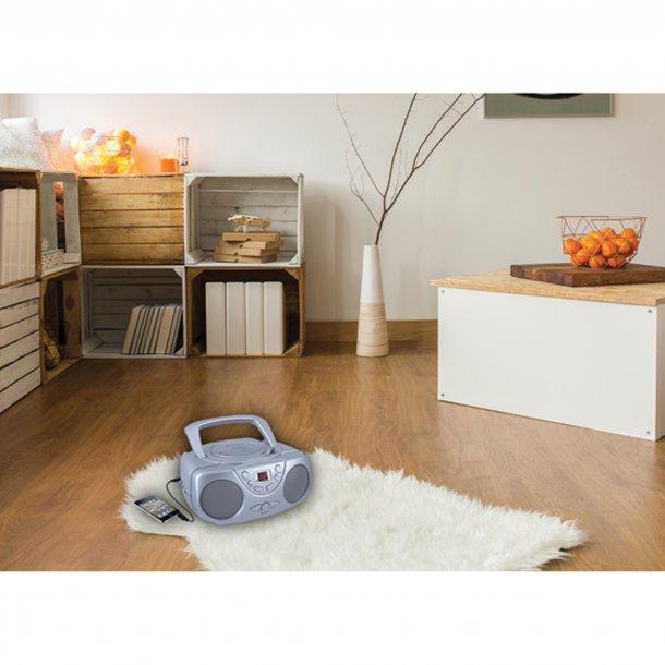 Portable CD Boom Box with AM/FM Radio