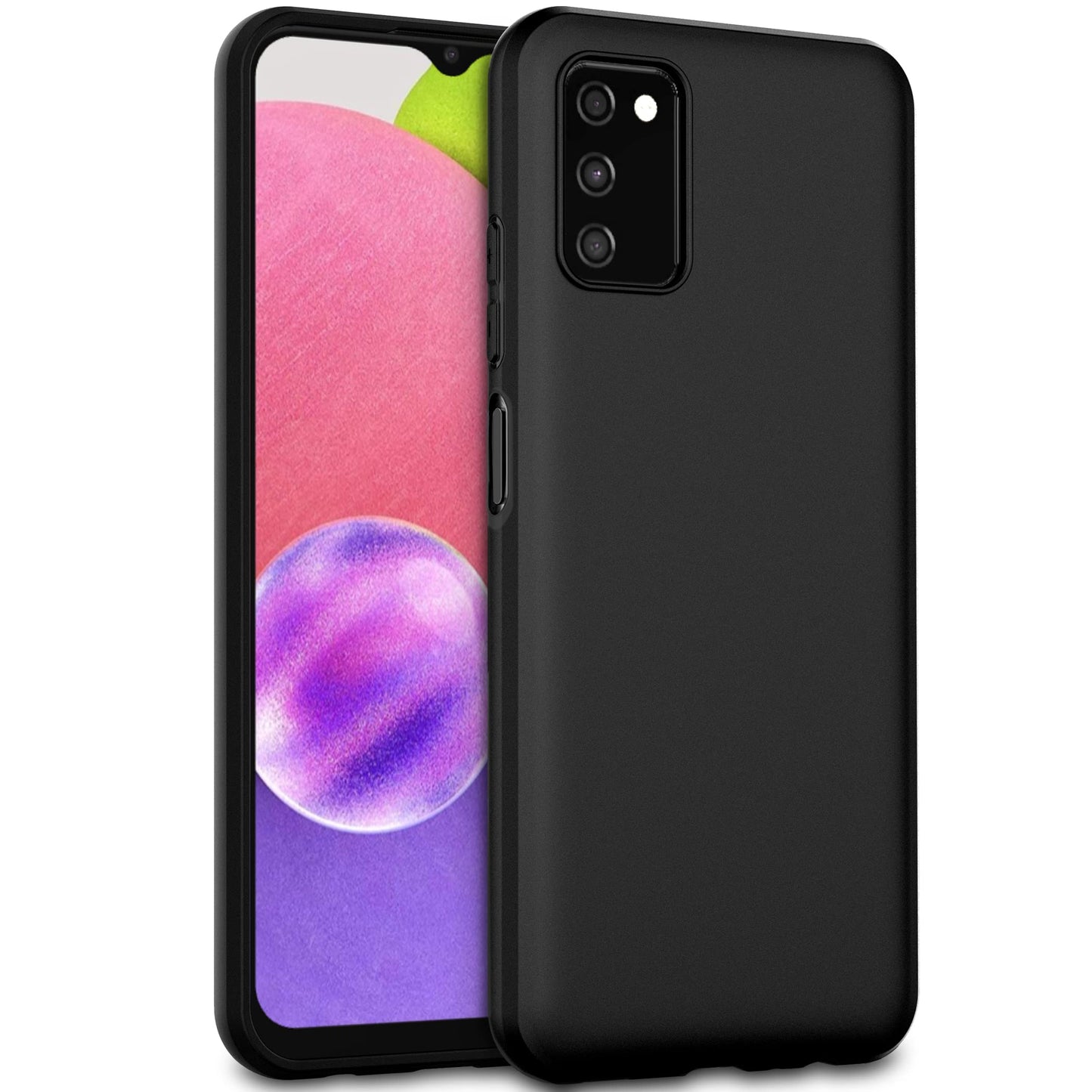 Samsung Galaxy A03S Heavy-Duty Shockproof Case (Black)