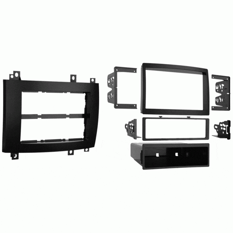 Double-DIN/Single-DIN W/ Pocket Installation Kit For Cadillac CTS (2003-2007) and SRX (2004-2006) - The Accessories Place