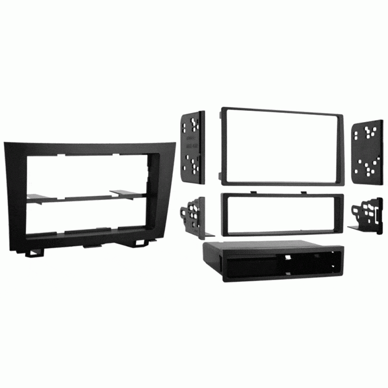 Double-DIN/Single-DIN W/ Pocket Installation Kit For Honda CRV (2007-2011) - The Accessories Place