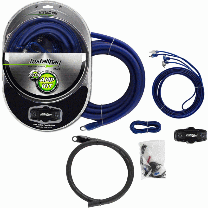 The Install Bay AMP Kit Complete 2000w - The Accessories Place