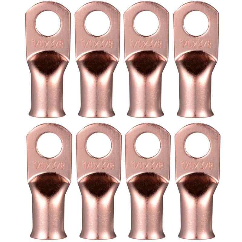 INSTALLBAY 8PCS Assorted Wire Ring Gauge Copper (8x5/16) (8x3/8) (4x5/16) - The Accessories  Place