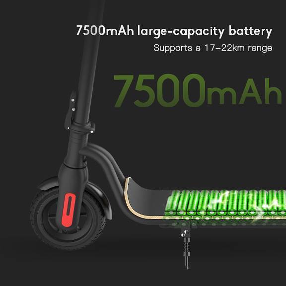 Electric Scooter S10 with 7.5Ah Battery 250W Motor 8' wheels and LED Display - The Accessories Place