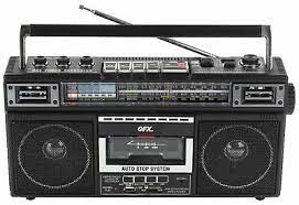 ReRun X Cassette Player Boombox with 4-Band Radio, MP3 Converter, and Bluetooth®