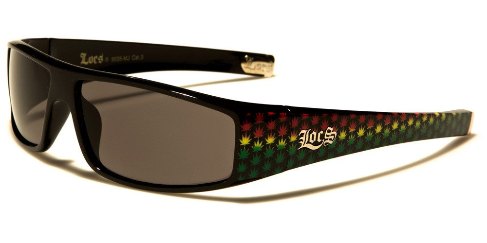 LOCS LEAF PATTERN MEN'S SUNGLASSES