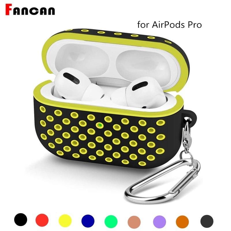 Cover for Airpods Pro 2 1 Case Silicone Air Pods Earphone Protector for Nike Airpod2 Acessories cover with keychain Airpods Case