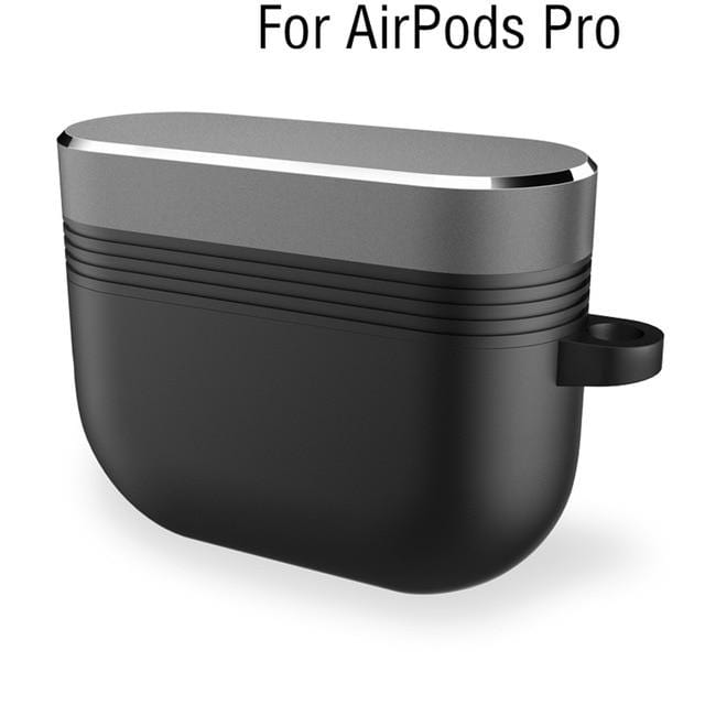 For Apple Airpods Pro Case with Keychain Luxury Metal Air Pods Earphone Accessories Airpod Funda Protector Air Pods Pro Cases