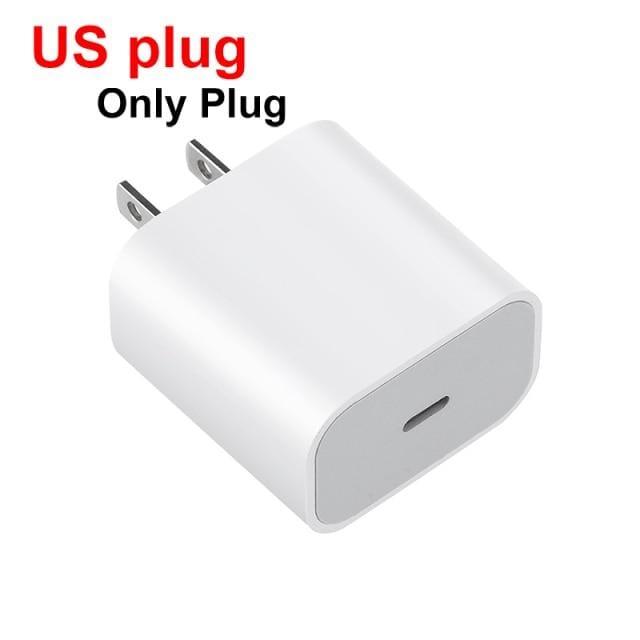 GENERIC 20W 1m USB-C Charging Data Cable for iPhone 12 11 Pro XS Max XR X 8 7 6 6S Plus SE 2020 5S 5 Fast Charger Wire Mobile Phone Cord