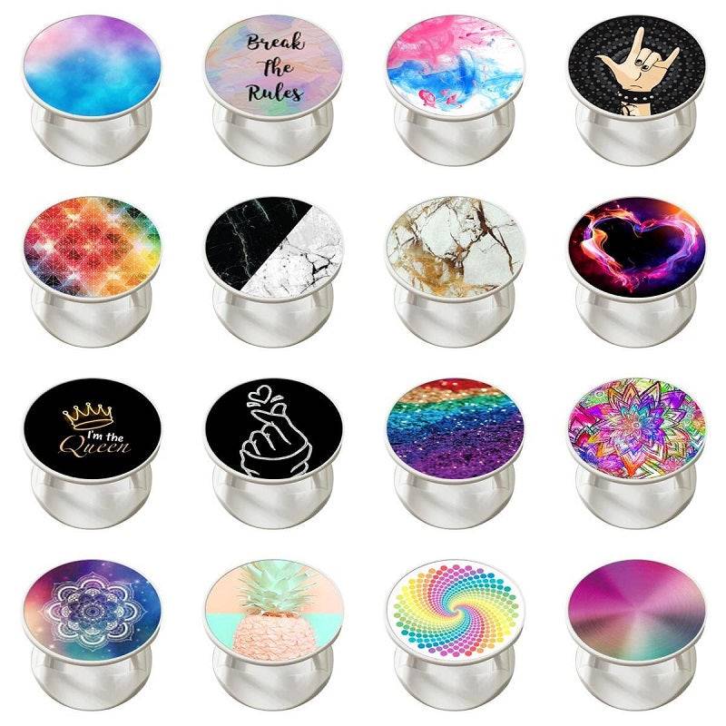 phone holder car Round Fashion Air Sac Phone Holder Expanding Stand Grip Mount foldable phone holder  finger phone holder socket