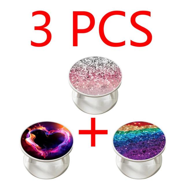 phone holder car Round Fashion Air Sac Phone Holder Expanding Stand Grip Mount foldable phone holder  finger phone holder socket
